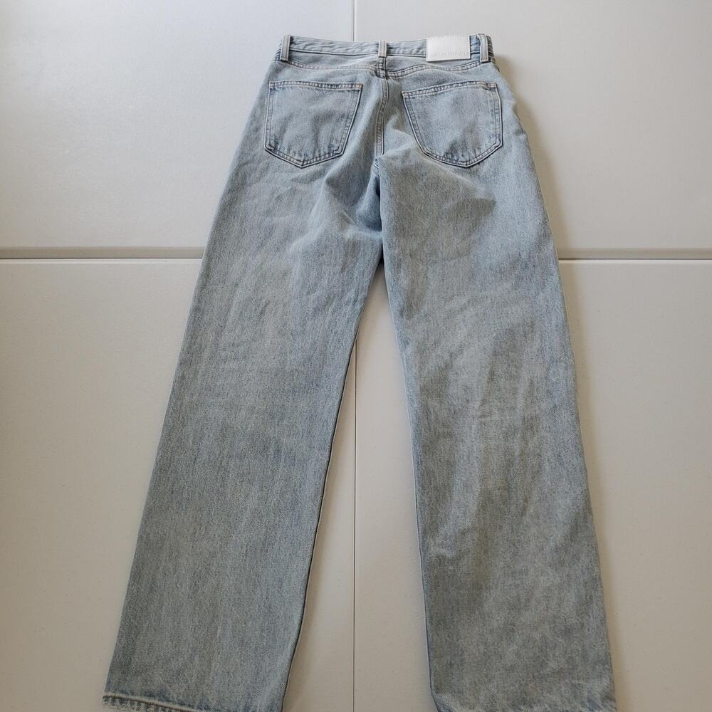 Denim Forum Jeans Womens 25 Light Wash 90s Marlo Hi-Rise Baggy Aritzia Blue - Picture 3 of 14